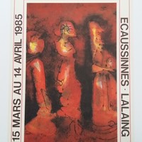 Affiche pour l'exposition Henry Lejeune , Le Pilori (Ecaussinnes), du 15 mars au 14 avril 1985